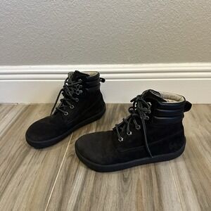 Be Lenka Nevada Boot EU 37 US 7 Black Barefoot Minimalist Suede Outdoor Classic‎